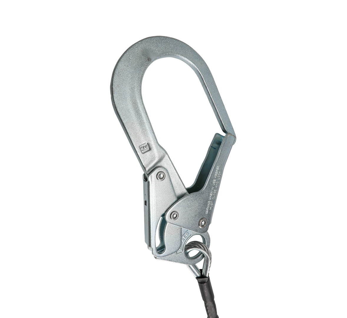 Safewaze Leading Edge 6' Energy Absorbing Lanyard: Rebar Hooks -  Rock-N-Rescue