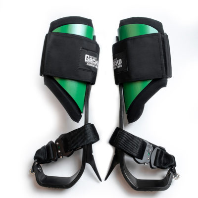 Notch gecko carbon fiber climbers with straps