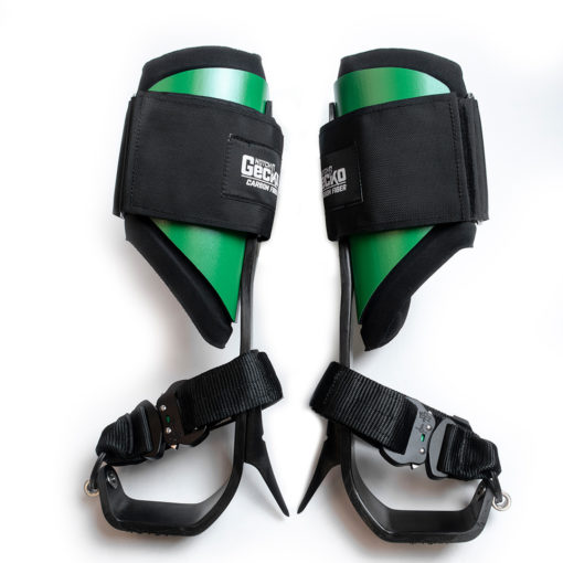 Notch gecko carbon fiber climbers with straps