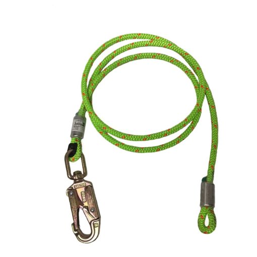 ROPE LOGIC'S 1/2 in WIRE CORE FLIPLINE W/ SWIVEL SNAP 12 ft