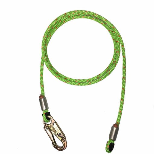 Rope Logic's 1/2in Wirecore Flipline W/ Steel Snap 10ft