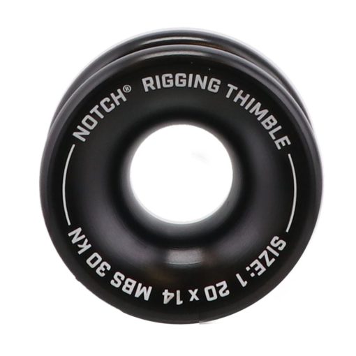Notch hard coated rigging thimble - medium