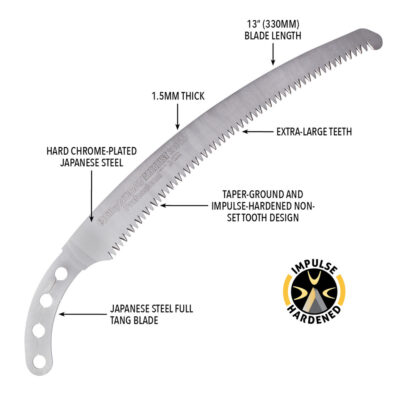 Silky zubat arborist professional saw replacement blade