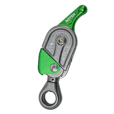 Notch glide rope grab