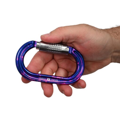 Custom Omega Pacific Raider+ Aluminum Keylock 3-Stage Quik-Lok Ultra-Violet (5 Pack) - Image 2