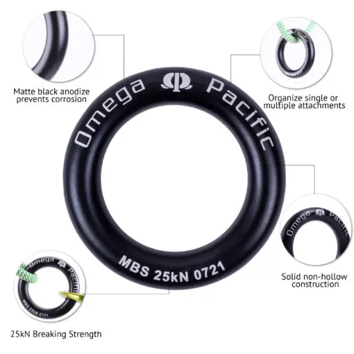 Omega Pacific Aluminum Rappel Rings - Image 6