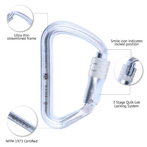 Omega Pacific BAMF Ultra-Lite Steel 3-Stage Quik-Lok NFPA - Image 5