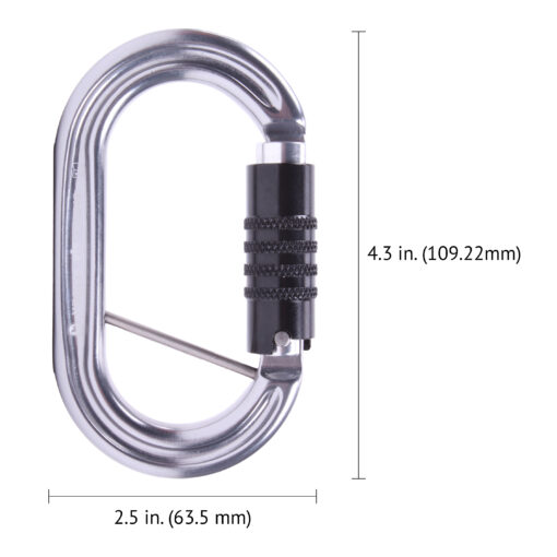 Omega pacific raider aluminum keylock 3-stage quik-lok w/captive eye nfpa