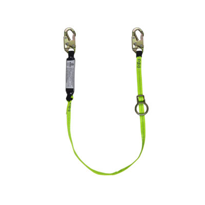 Safewaze 6' tie back ring energy absorbing lanyard w/ snap hook