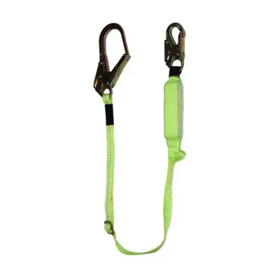 Safewaze adjustable high profile energy absorbing lanyard w/rebar hook