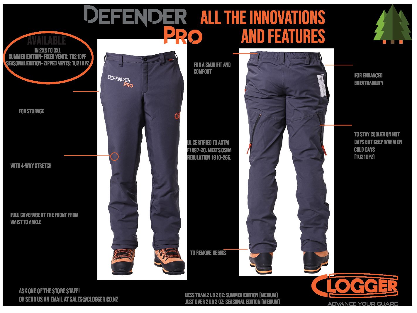 Clogger DefenderPro Trousers - Seasonal Edition - Rock-N-Arbor