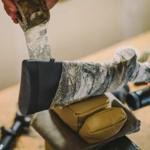 Camo form reusable fabric wrap