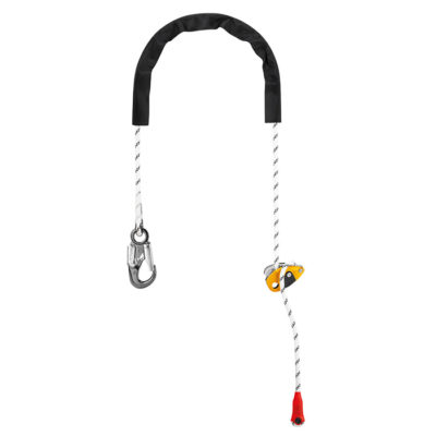Petzl grillon hook with adjustable work positioning lanyard