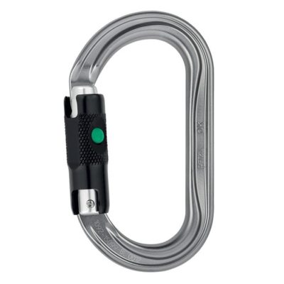 Petzl ok oval aluminum ball locking carabiner