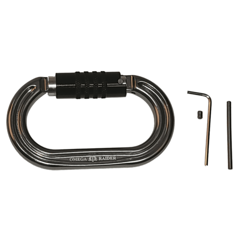 Omega pacific raider aluminum keylock 3-stage quik-lok w/captive eye nfpa