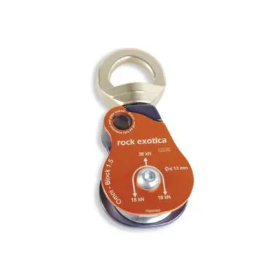 Rock exotica omni block single pulley